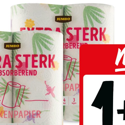 Jumbo keukenpapier met decor