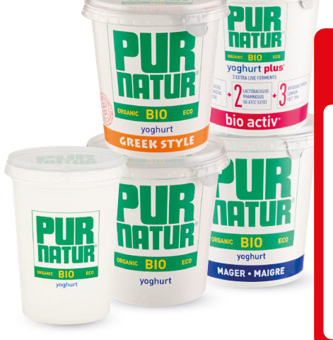 Pur Natur yoghurt