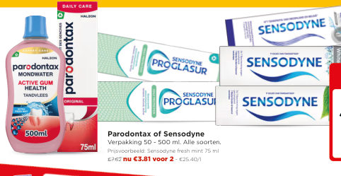 Parodontax of Sensodyne