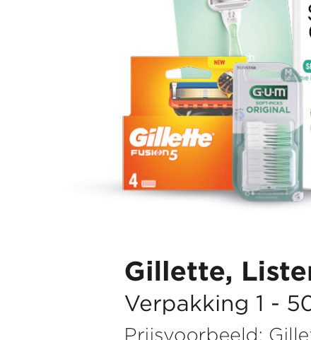 Gillette, Listerine of GUM